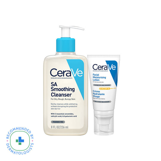 CeraVe Salicylic acid Face Wash & AM lotion with SPF 50, Exfoliation & Sun protection (Pack of 2) Combo Buy at Indicrest
