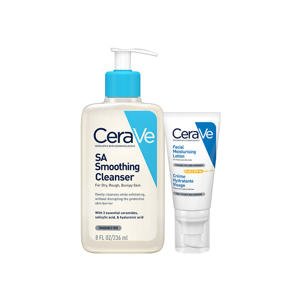 CeraVe Salicylic acid Face Wash & AM lotion with SPF 50, Exfoliation & Sun protection (Pack of 2) Combo Buy at Indicrest Image 6