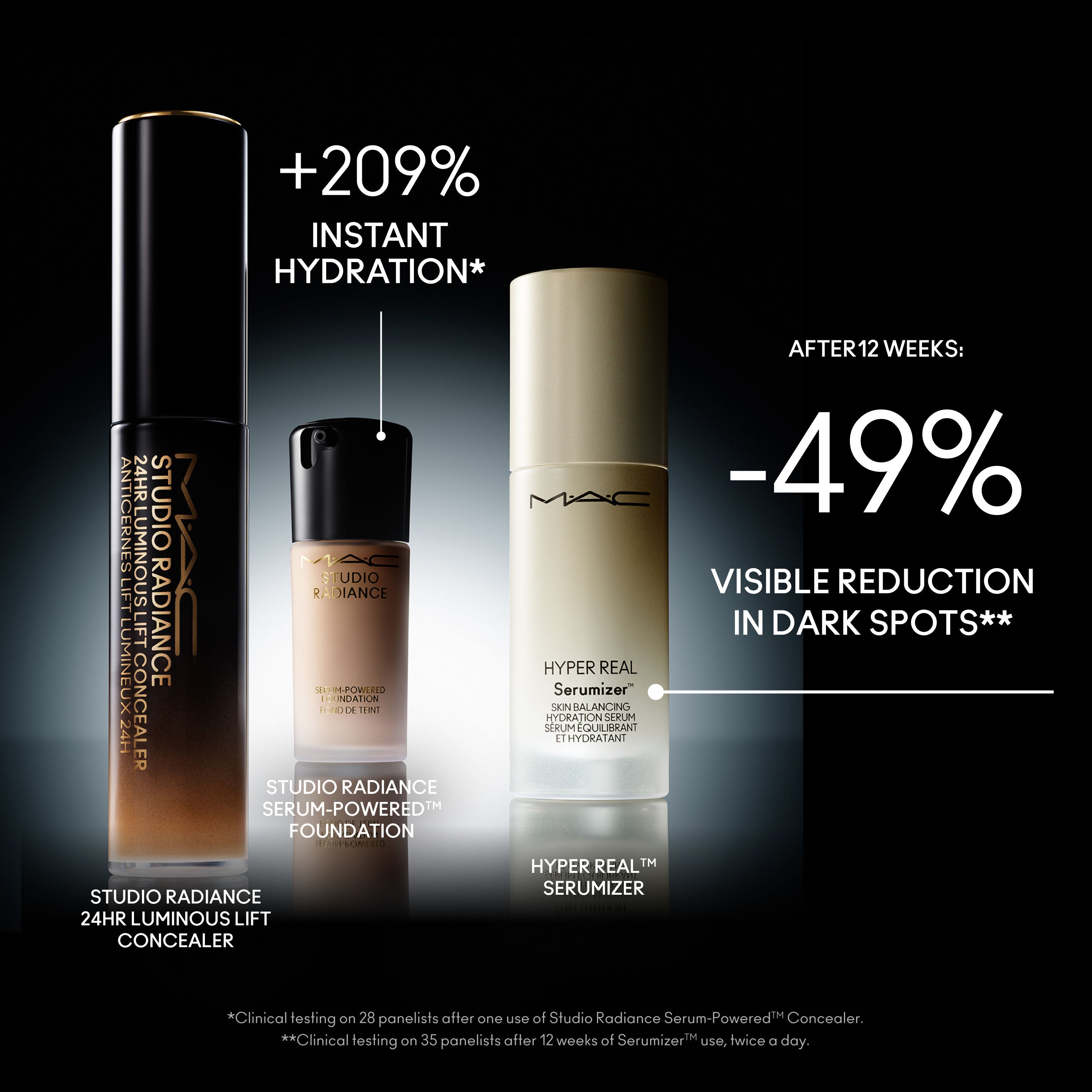 M.A.C Studio Radiance 24HR Luminous Lift Concealer - NC15, 11ml