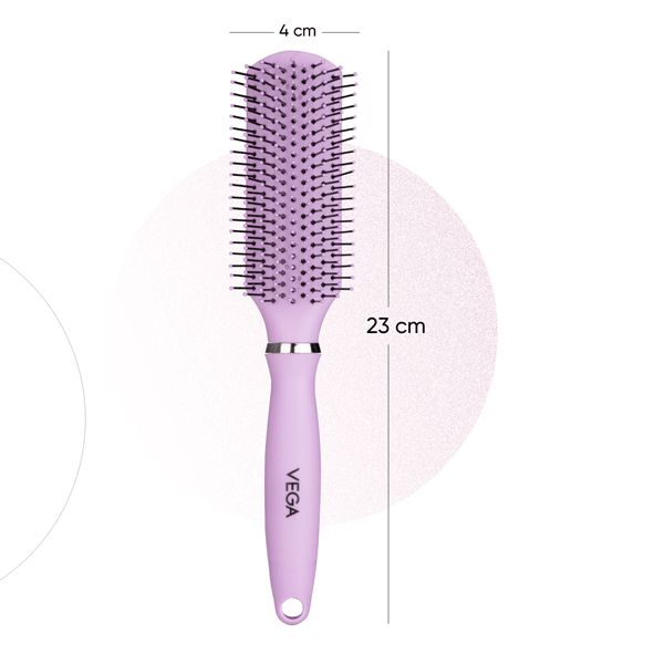 Vega Flat Hair Brush - E32-FB