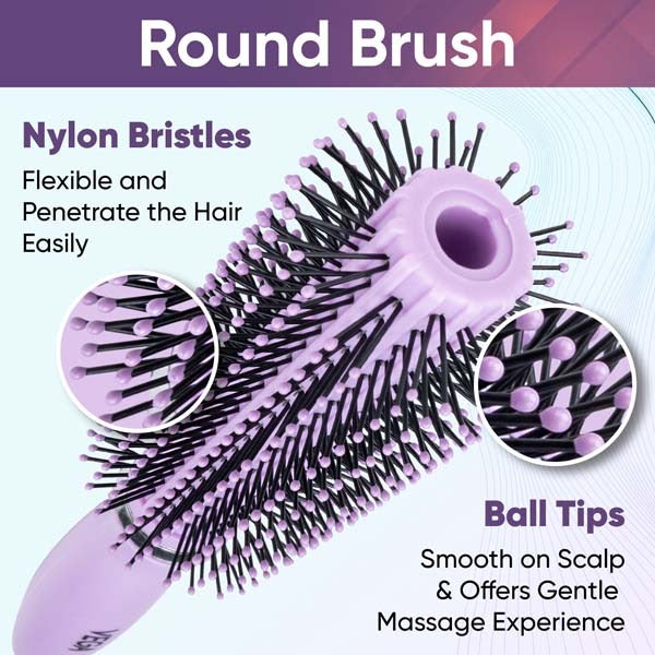 Vega Round Hair Brush - E32-RB
