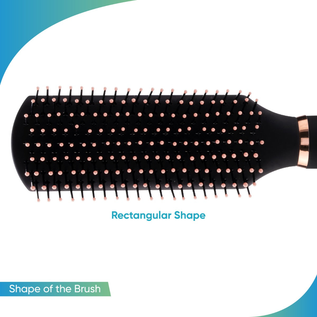 Vega Flat Hair Brush (E33-FB)