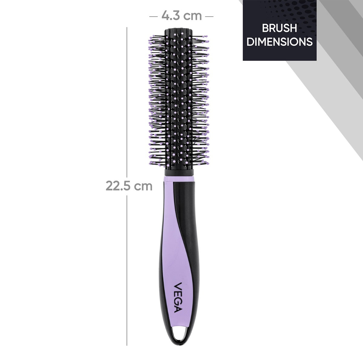 Vega Round Hair Brush - E36-RB