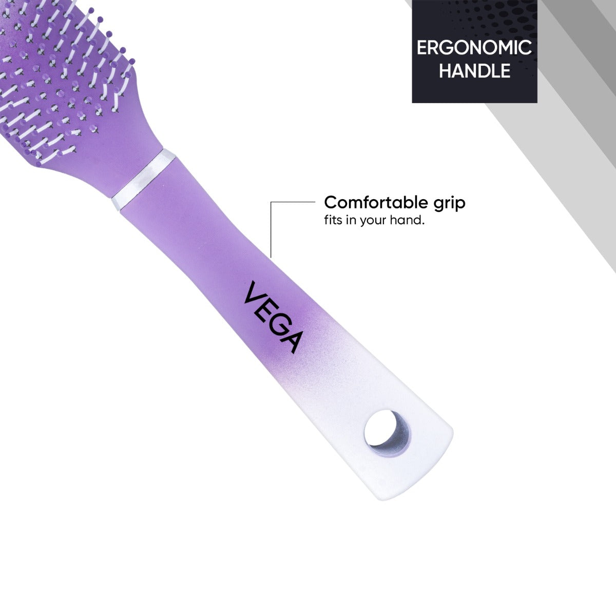 Vega Flat Hair Brush - E37-FB