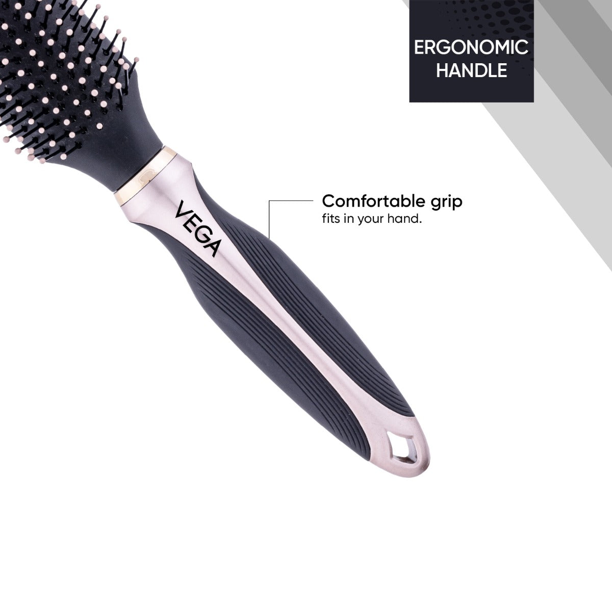 Vega Flat Hair Brush - E38-FB