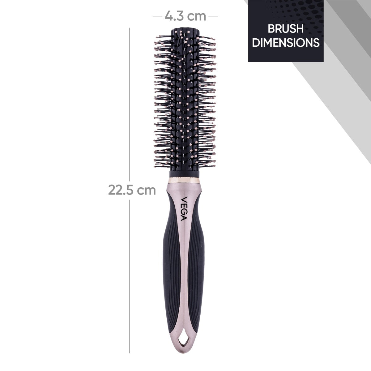 Vega Round Hair Brush - E38-RB