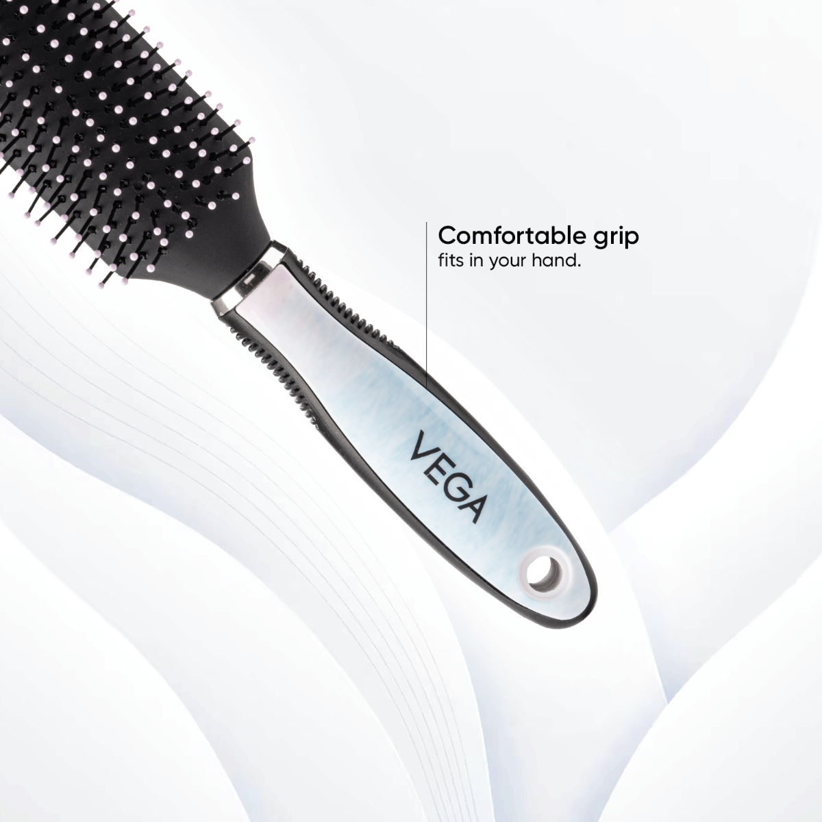 Vega Flat Hair Brush - E39-FB