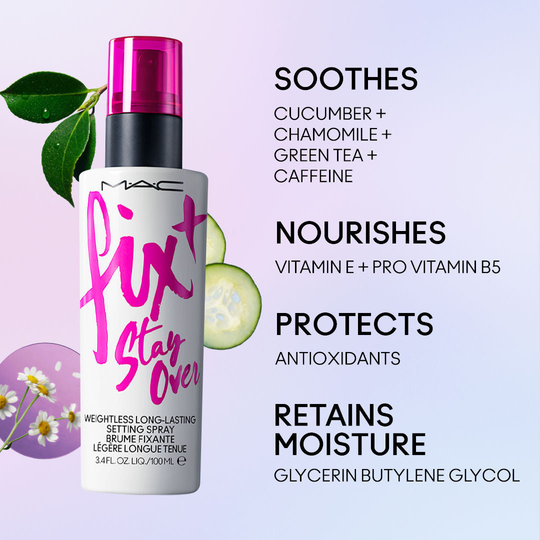 M.A.C Fix+ Stay Over Alcohol-Free 24HR Setting Spray, 100ml Buy at Indicrest Image 5