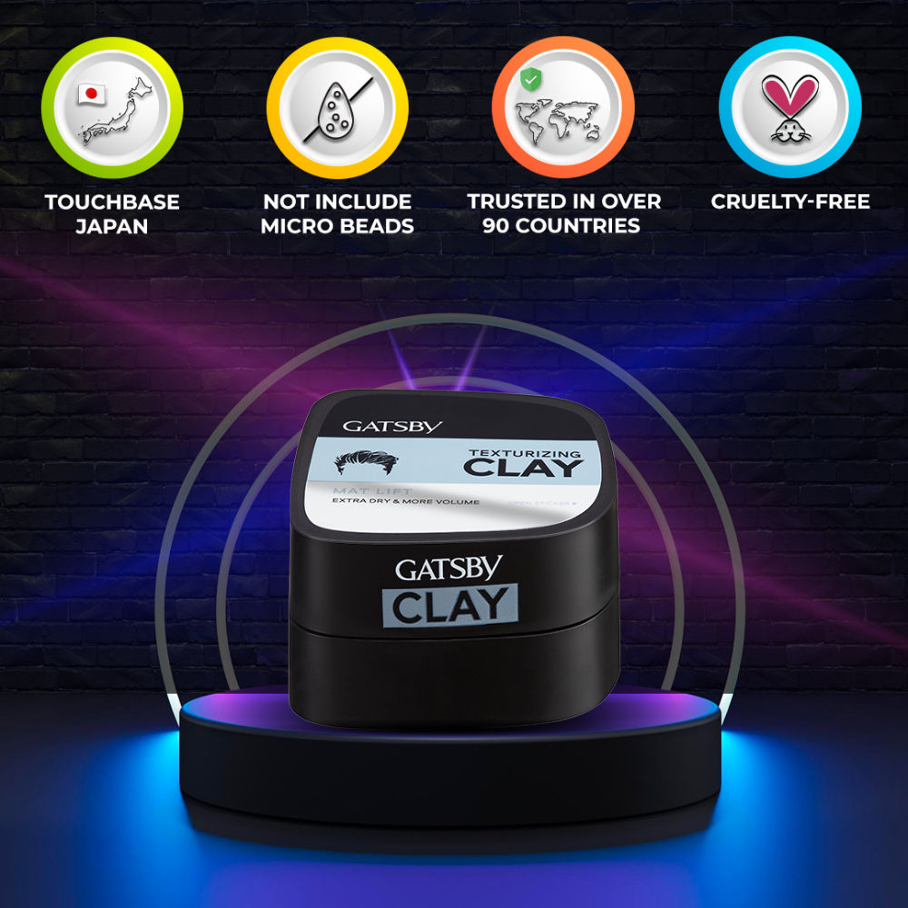 Gatsby Mat Lift Texturizing Clay, 75g Buy at Indicrest Image 8