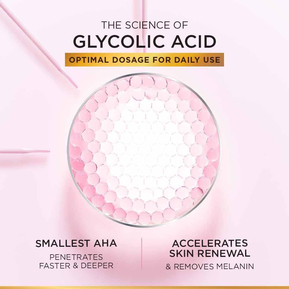 L'Oreal Paris Glycolic Bright Glowing Serum Sheet Mask, Face Mask for Glowing Skin, 22g Buy at Indicrest Image 3