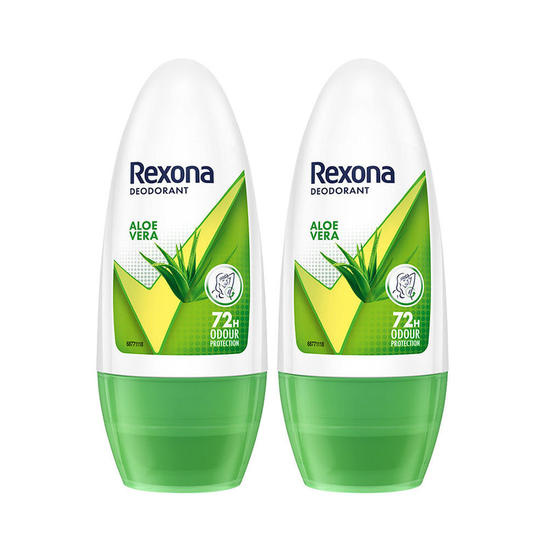 Rexona Aloe Vera Underarm Roll On (Pack of 2), 2 pieces Buy at Indicrest