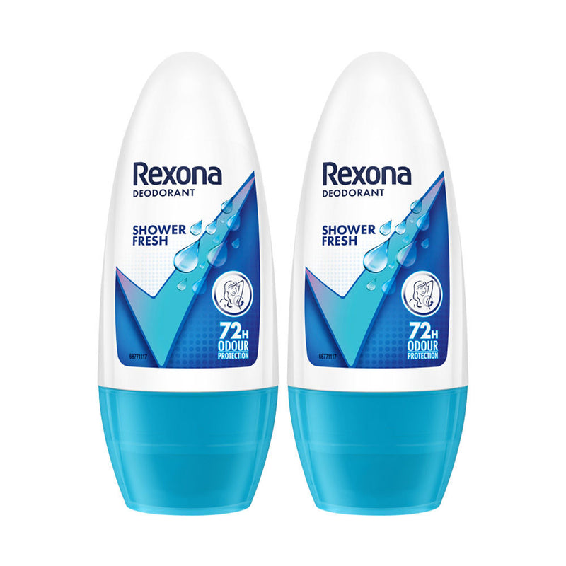 Rexona Shower Fresh Underarm Roll On (Pack of 2), 2 pieces Buy at Indicrest