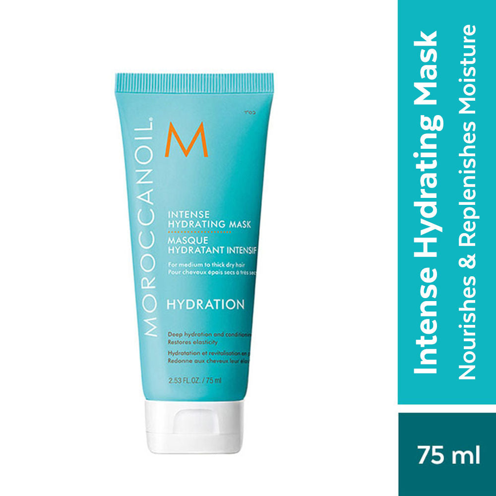 Moroccanoil Intense Hydrating Mask | Argan Oil Deep Conditioner for Dry, Thick Hair Restores Shine, 75ml, Buy from Indicrest