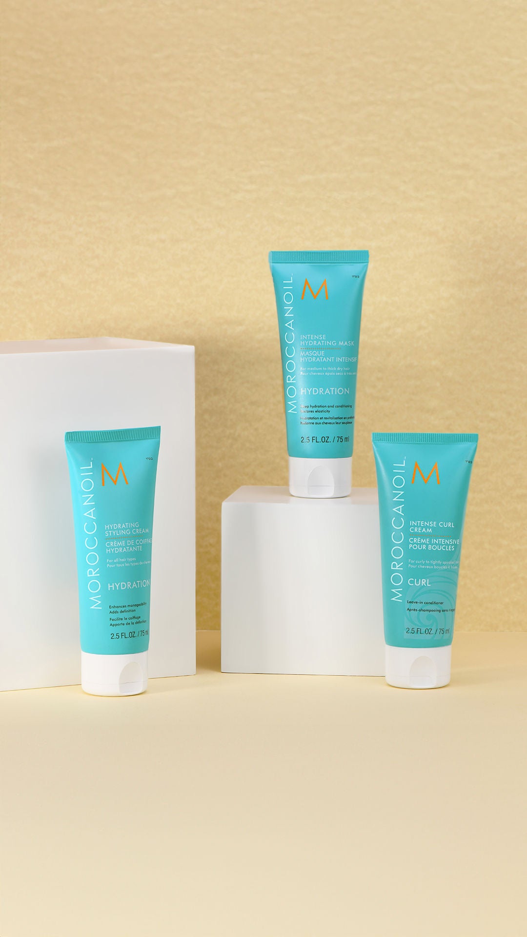 Moroccanoil Intense Hydrating Mask | Argan Oil Deep Conditioner for Dry, Thick Hair Restores Shine, 75ml
