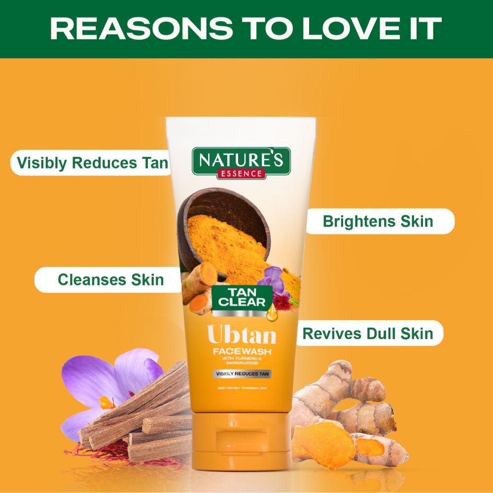 Nature's Essence Tan Clear Ubtan Face Wash (Pack of 2), 100g Buy at Indicrest Image 4