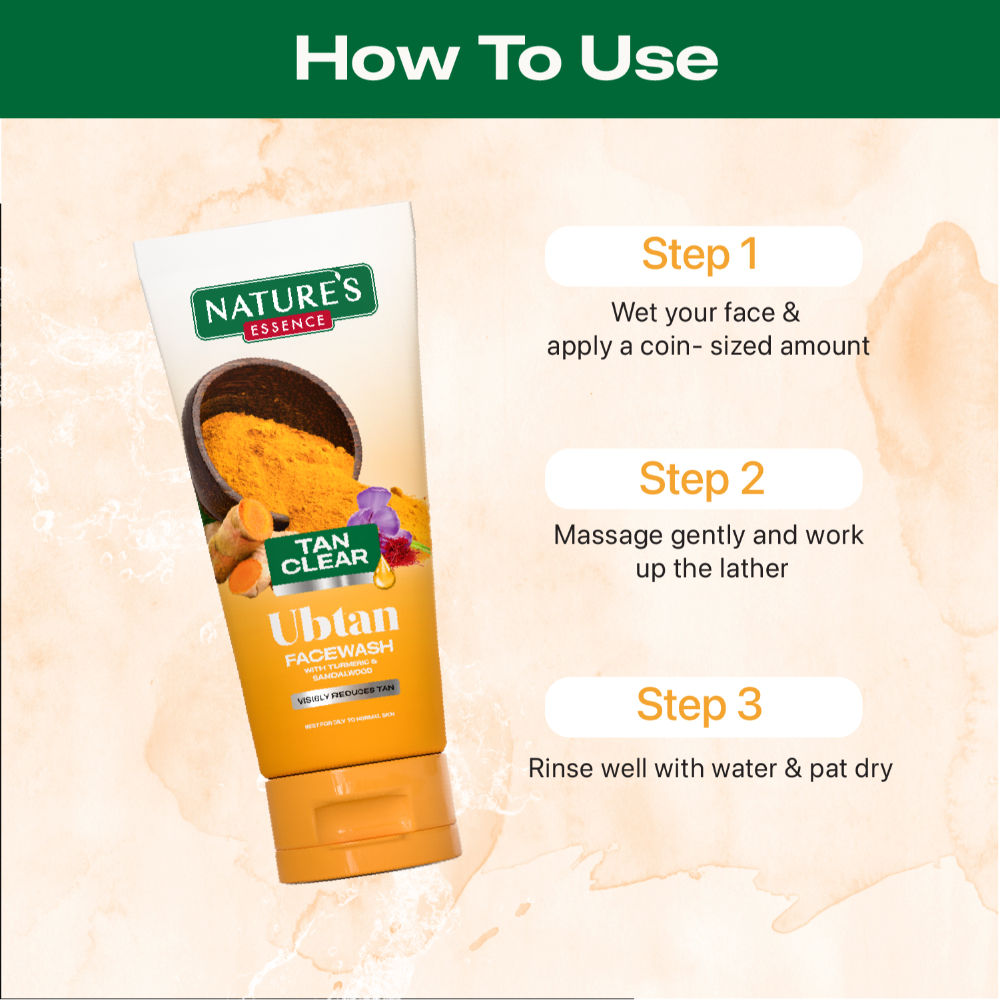 Nature's Essence Tan Clear Ubtan Face Wash (Pack of 2), 100g Buy at Indicrest Image 6