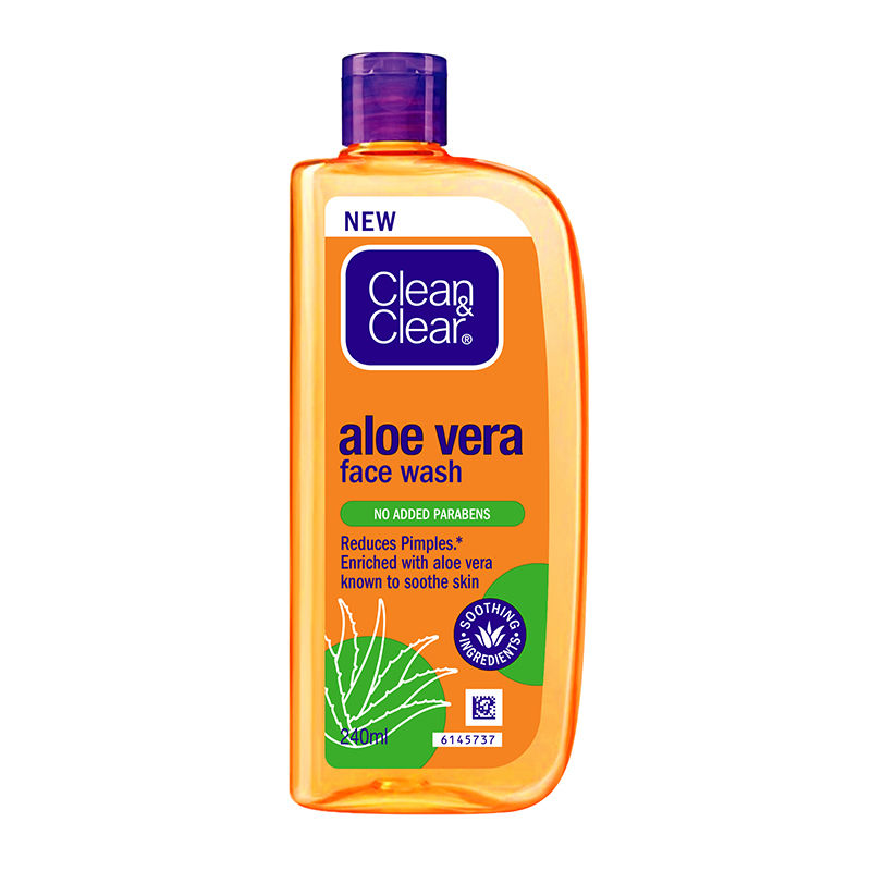 Clean & Clear Aloe Vera Face Wash - Gentle Hydrating Cleanser for Oily Skin & Reduces Acne In 7 Days, 240ml Buy at Indicrest Image 6