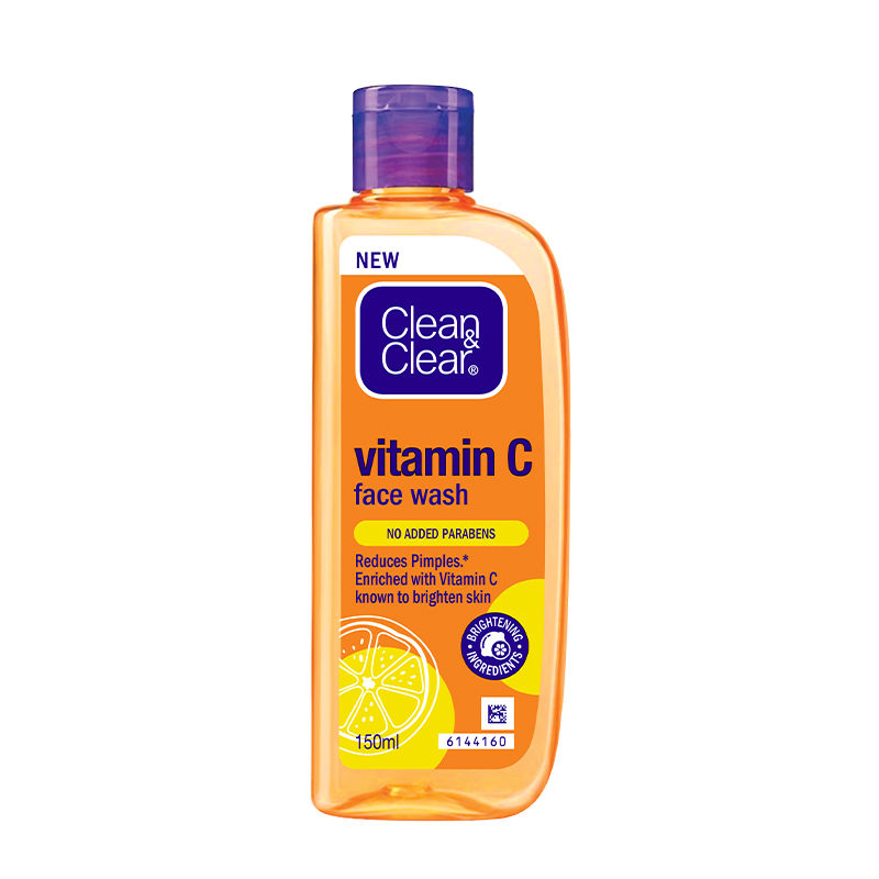 Clean & Clear Vitamin C Face Wash - Gentle Brightening & Hydrating Cleanser Reduces Acne In 7 Days, 150ml Buy at Indicrest Image 6