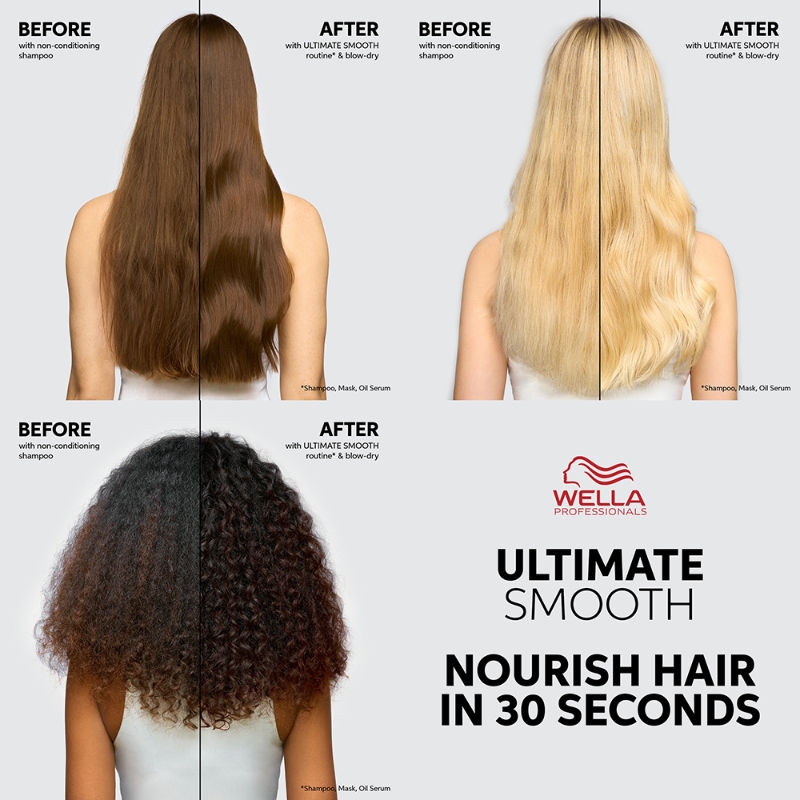 Wella Professionals Ultimate Smooth Hair Mask, 150ml Buy at Indicrest Image 4