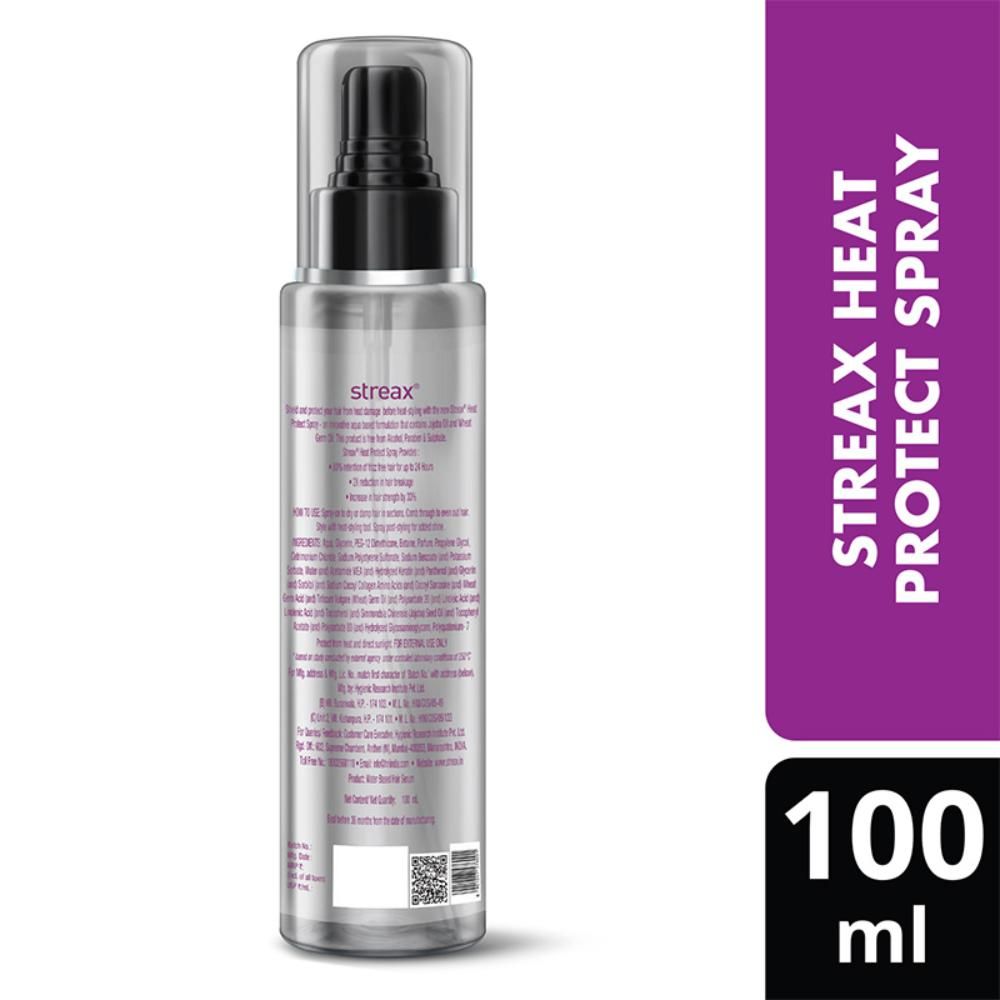 Streax Heat Protect Spray For Hair Styling For Men & Women, For Dry & Frizzy Hair, 100ml Buy at Indicrest Image 8