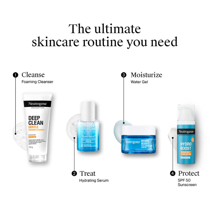 Neutrogena Deep Clean Gentle Foaming Cleanser - Moisturizing Face Wash for Normal to Sensitive Skin, 50g