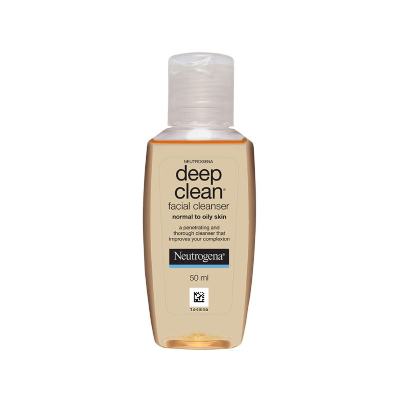 Neutrogena Deep Clean Facial Cleanser Face Wash for Normal to Oily Skin, 50ml