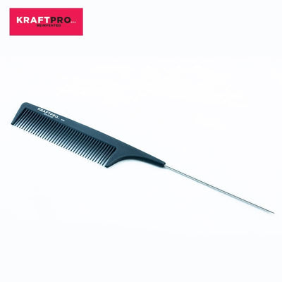 KRAFTPRO Pin Tail Hair Comb Heat Resistant Use With Hair Dryer Virtually Unbreakable Tool, 1 piece