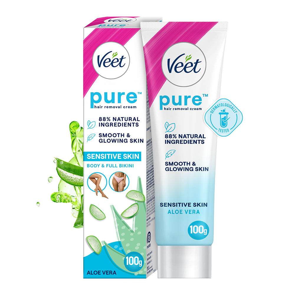 Veet Hair Removal Cream For Sensitive Skin, 100g Buy at Indicrest