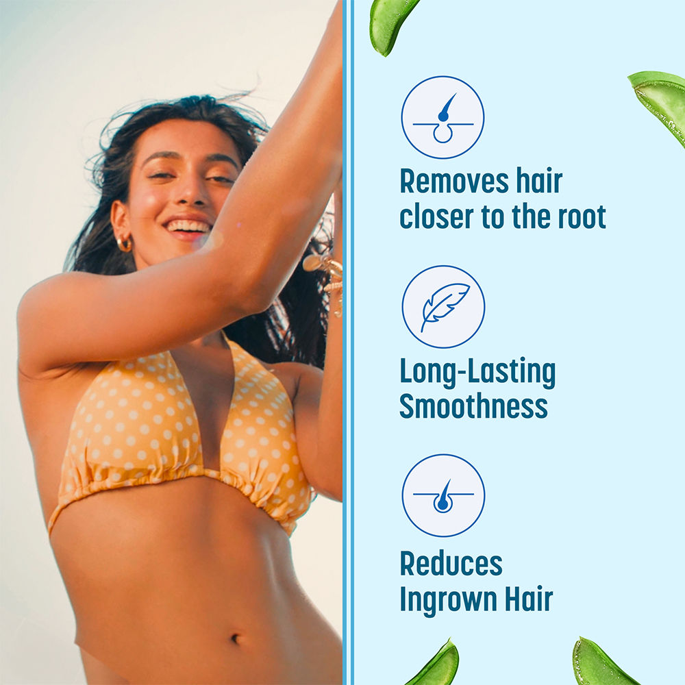 Veet Hair Removal Cream For Sensitive Skin, 100g Buy at Indicrest Image 3