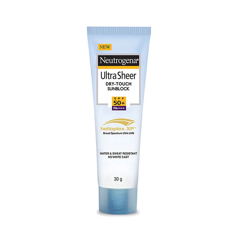 Neutrogena Ultrasheer SPF50+ PA++++ Ultra Light Moisturizing Face Sunscreen Oily & Sensitive Skin, 30g