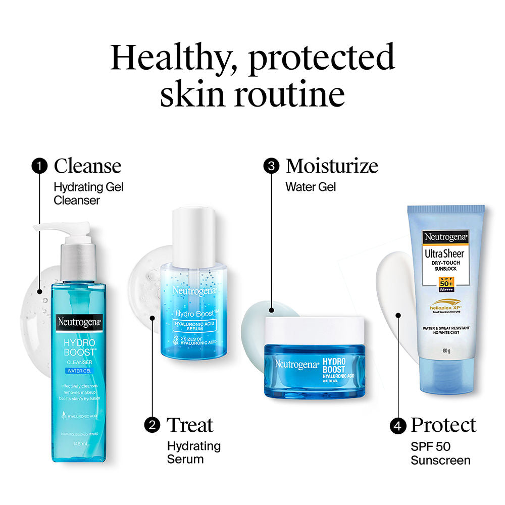 Neutrogena Ultrasheer SPF50+ PA+++ Ultra Light Face Sunscreen For Dry & Oily Skin Super Value, Pack 2 X 80g