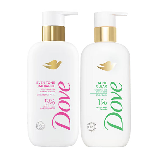 Dove Salicylic Acid Body Wash + Dove Niacinamide Body Wash Combo, 2 pieces Buy at Indicrest
