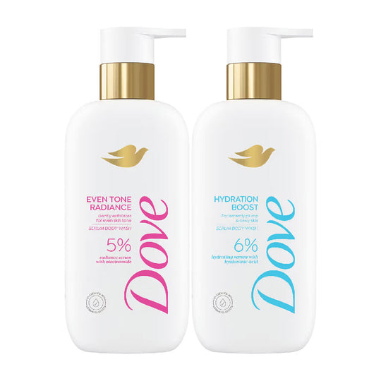 Dove Niacinamide Body Wash + Dove Hyaluronic Acid Body Wash Combo, 2 pieces Buy at Indicrest