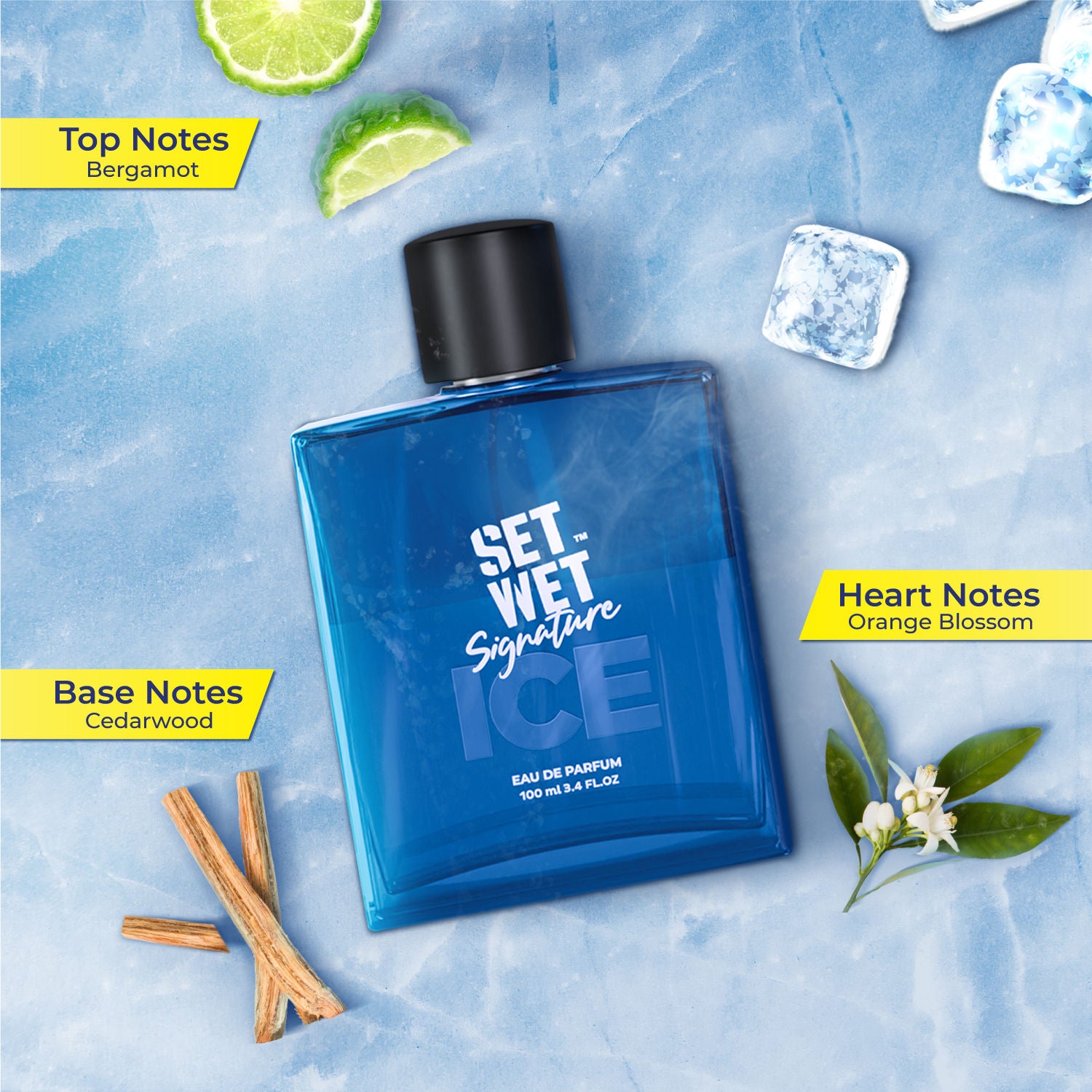 Set Wet Signature Ice Eau de Parfum For Him, 100ml Buy at Indicrest Image 3