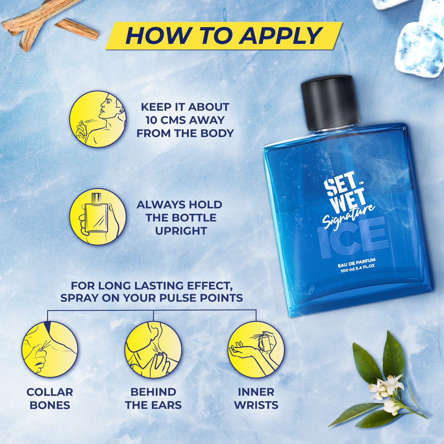 Set Wet Signature Ice Eau de Parfum For Him, 100ml Buy at Indicrest Image 5