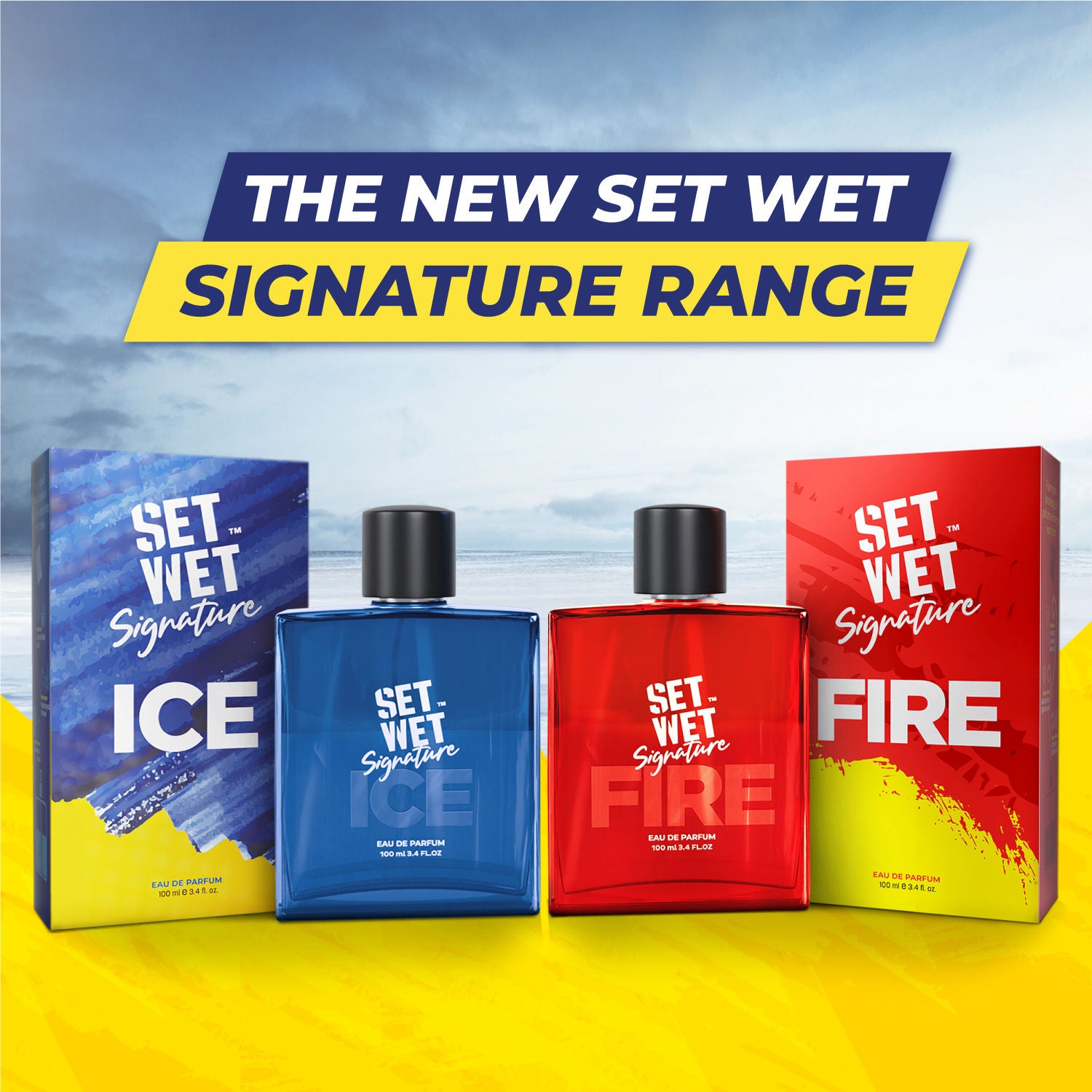 Set Wet Signature Ice Eau de Parfum For Him, 100ml Buy at Indicrest Image 6