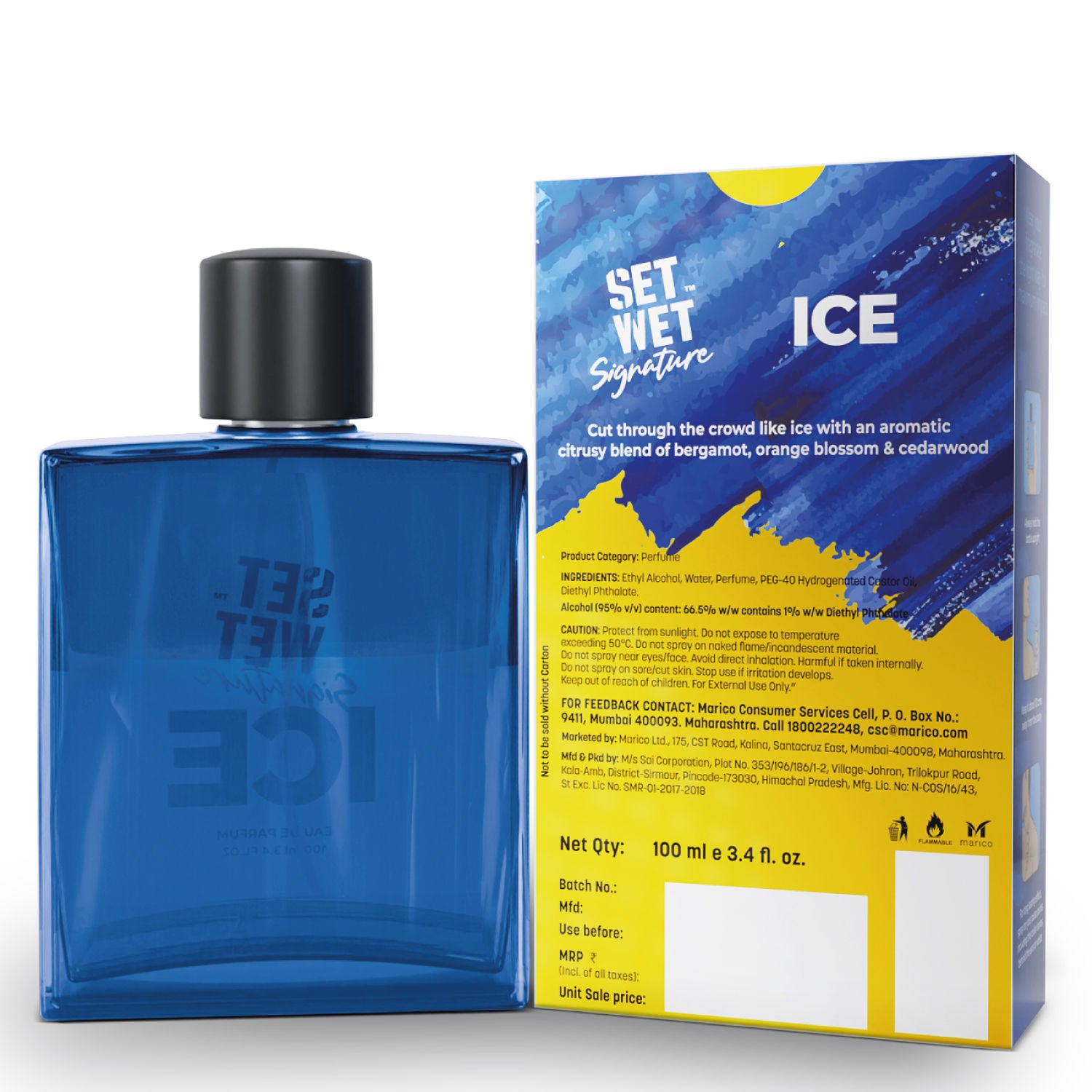 Set Wet Signature Ice Eau de Parfum For Him, 100ml Buy at Indicrest Image 7