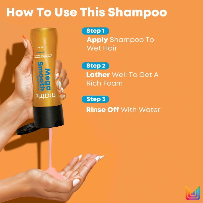 Matrix Mega Smooth Sulfate-Free Combo, For Gentle Cleansing & Bond Repair With Free Mini Liquid Mask, 320g Buy at Indicrest Image 6