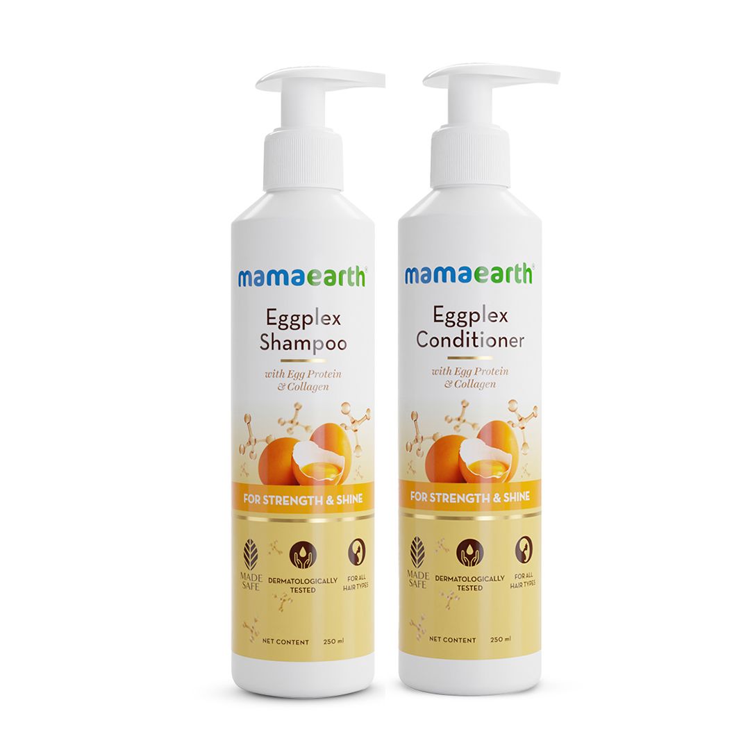 Mamaearth Eggplex Hair Care Combo for Strength & Shine - Buy from Indicrest