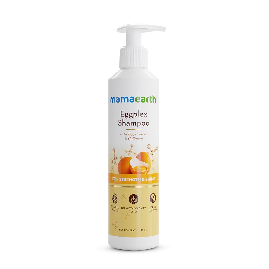 Mamaearth Eggplex Shampoo with Egg Protein & Collagen for Strength and Shine, 250ml - Image 8 - Buy from Indicrest