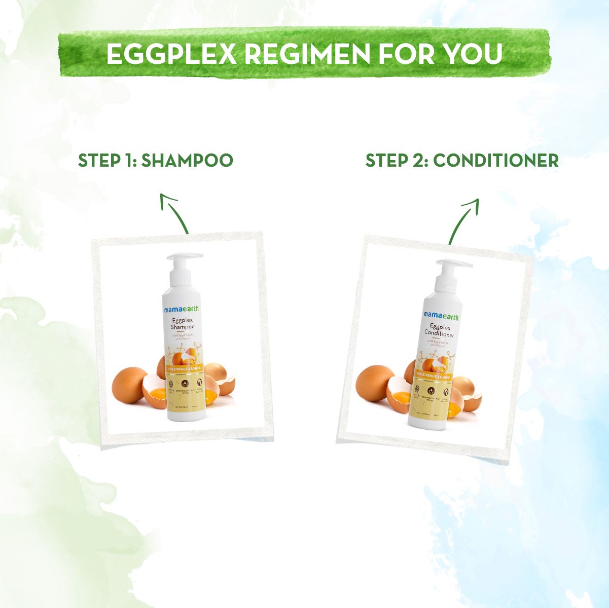 Mamaearth Eggplex Shampoo with Egg Protein & Collagen for Strength and Shine, 250ml - Image 6 - Buy from Indicrest
