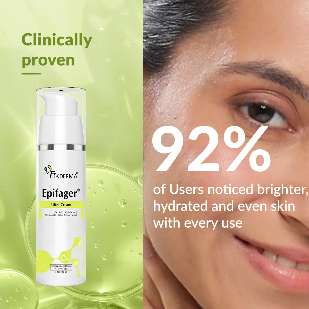 Fixderma Epifager Ultra Cream | Hyperpigmentation Cream for Radiant Skin Tone, 30g - Image 4 - Buy from Indicrest