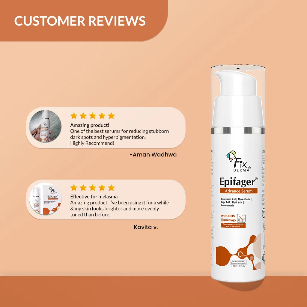Fixderma Epifager Advance Serum | Solution for Pigmentation-Free and Even-Toned Skin, 30ml - Image 5 - Buy from Indicrest