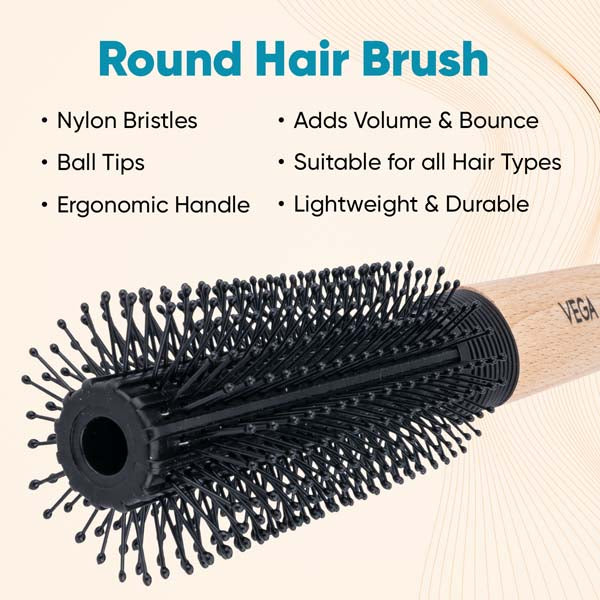 Vega Round Brush - E8-RB