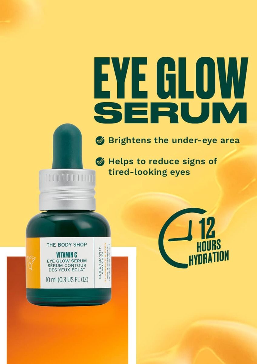The Body Shop Vitamin C Eye Glow Serum, 10ml