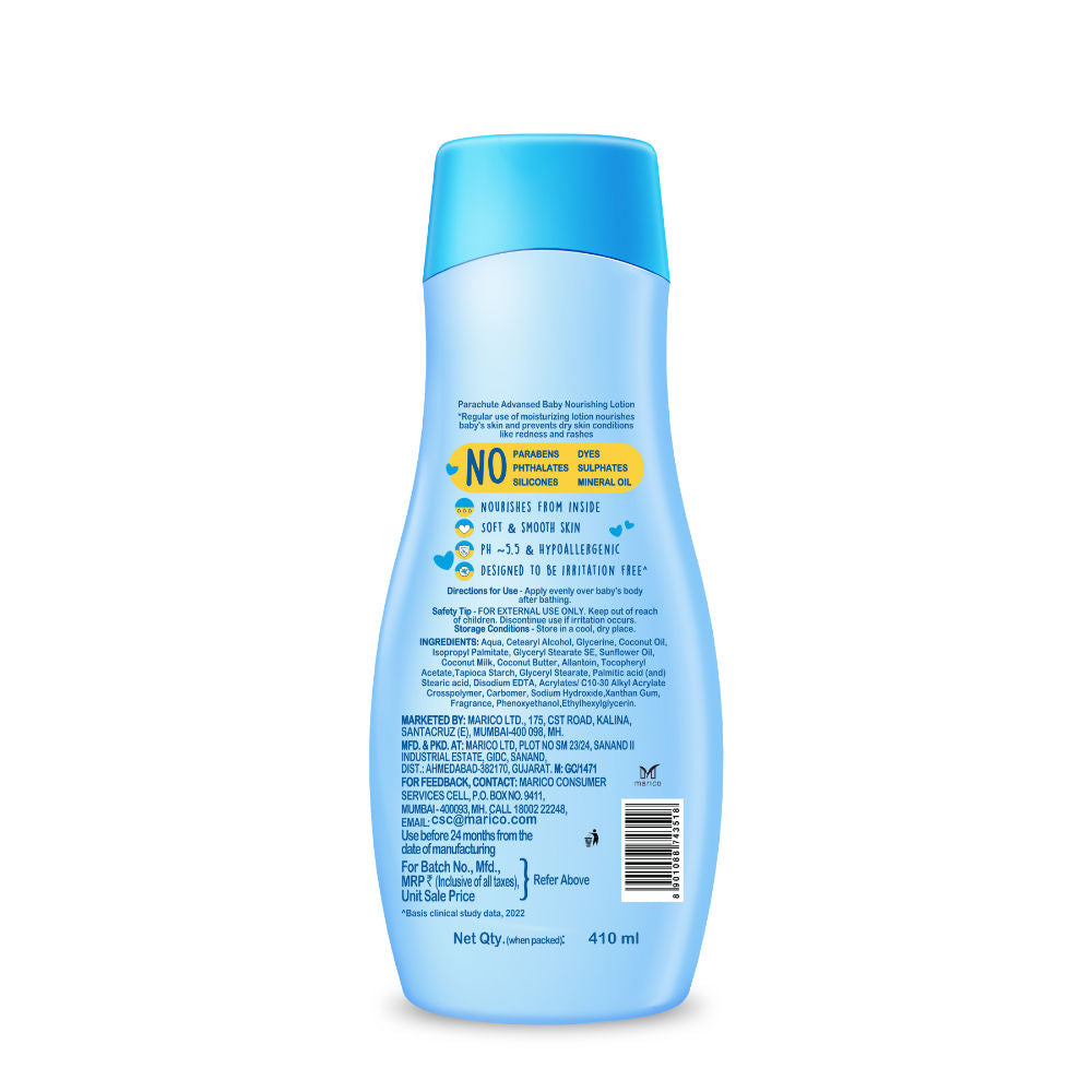 Parachute Advansed Baby Lotion, 410ml