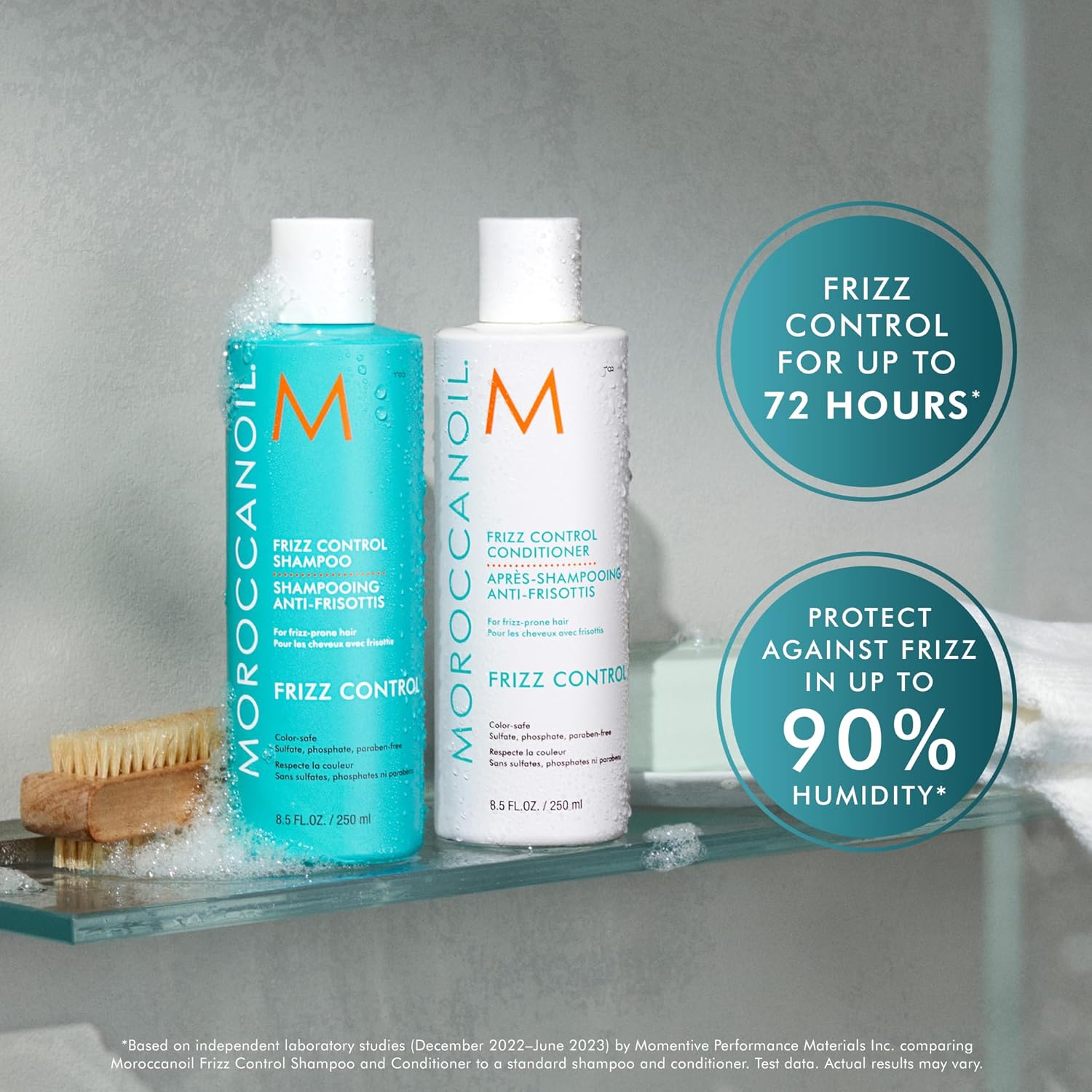 Moroccanoil Frizz Control Shampoo | Argan Oil | Anti-Frizz, Smoothens Hair & Reduces Frizz All Hair, 250ml