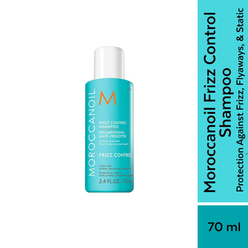 Moroccanoil Frizz Control Shampoo | Argan Oil | Anti-Frizz, Smoothens Hair & Reduces Frizz All Hair, 70ml, Buy from Indicrest