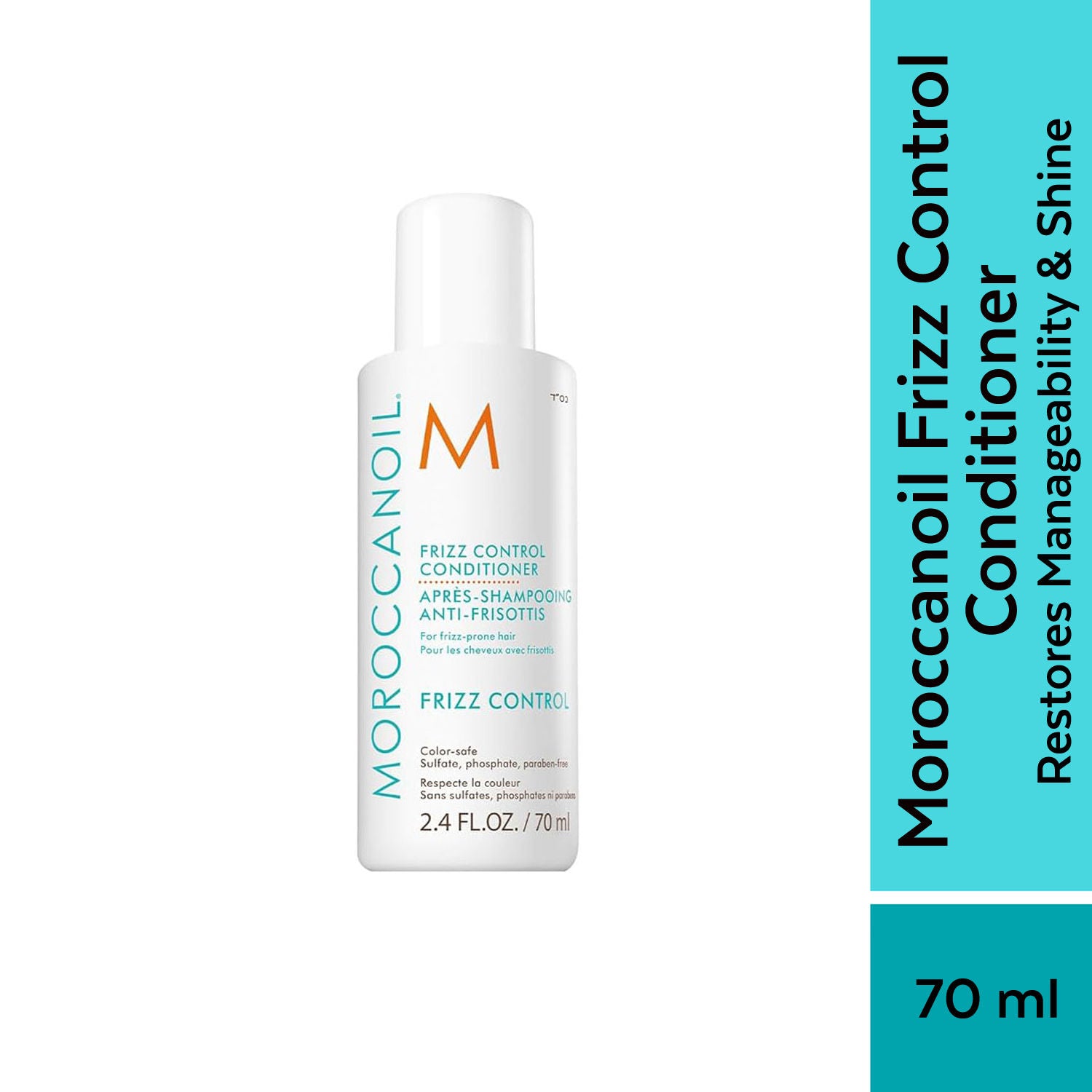 Moroccanoil Frizz Control Conditioner | Argan Oil | Anti-Frizz, Humidity Defense & Shine for All Hair, 70ml, Buy from Indicrest