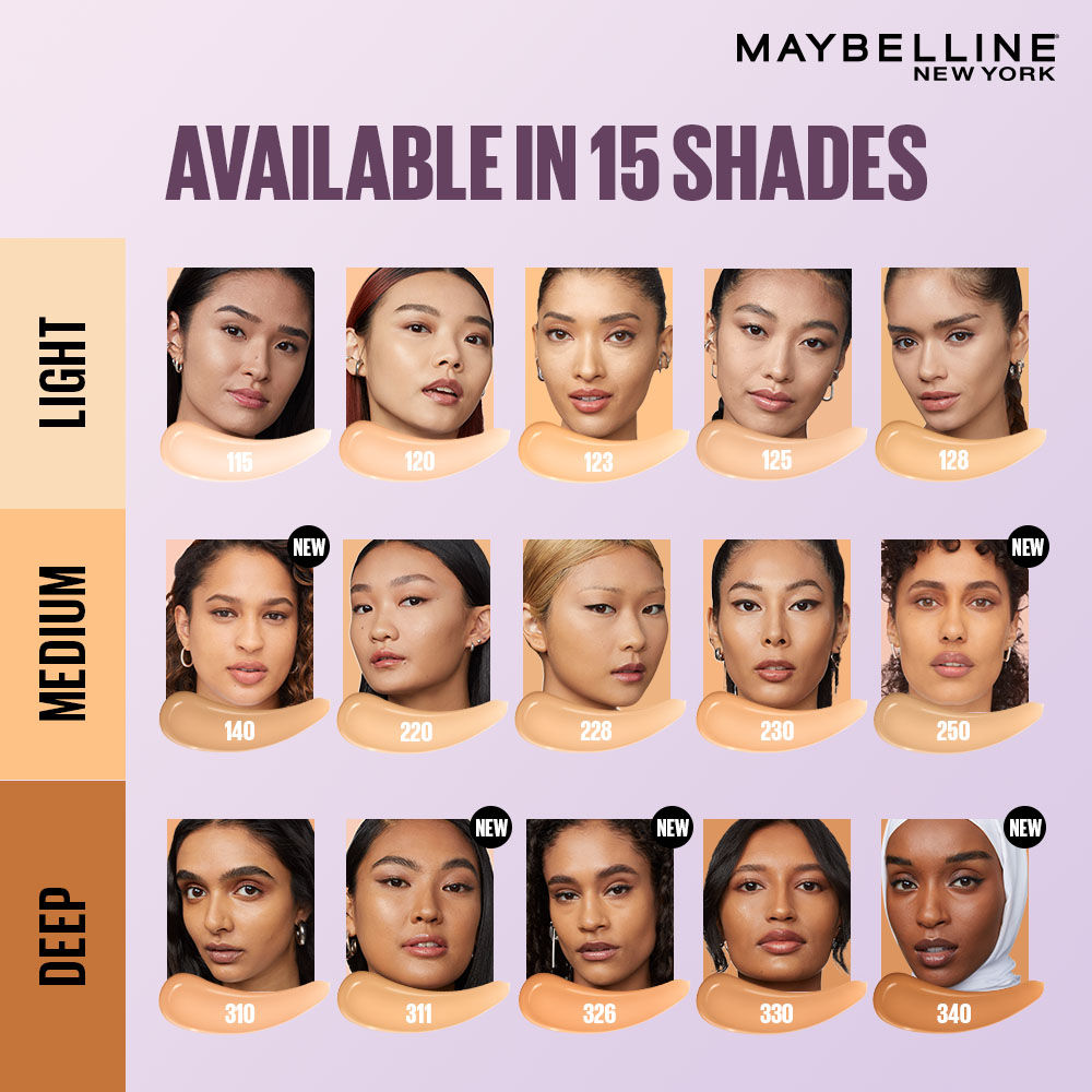 Maybelline New York Super Stay Lumi Matte Liquid Foundation, 340, 30 HR, 1 piece Buy at Indicrest Image 10